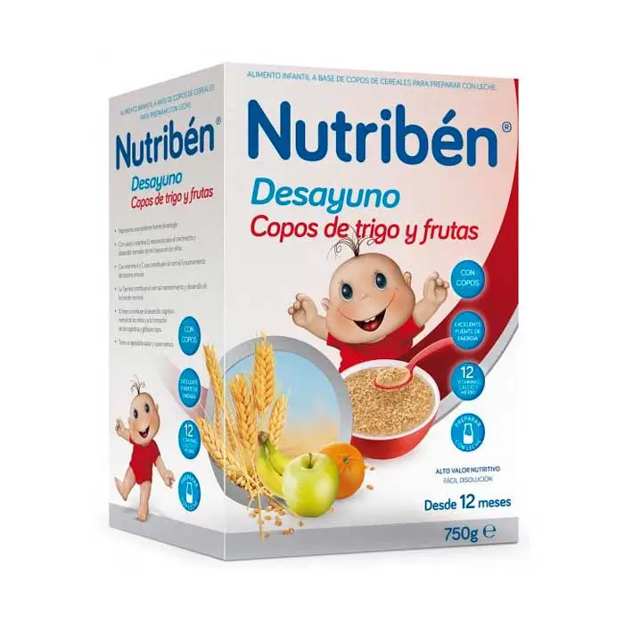 Nutribén Breakfast Flakes Frumento Frutta 750g