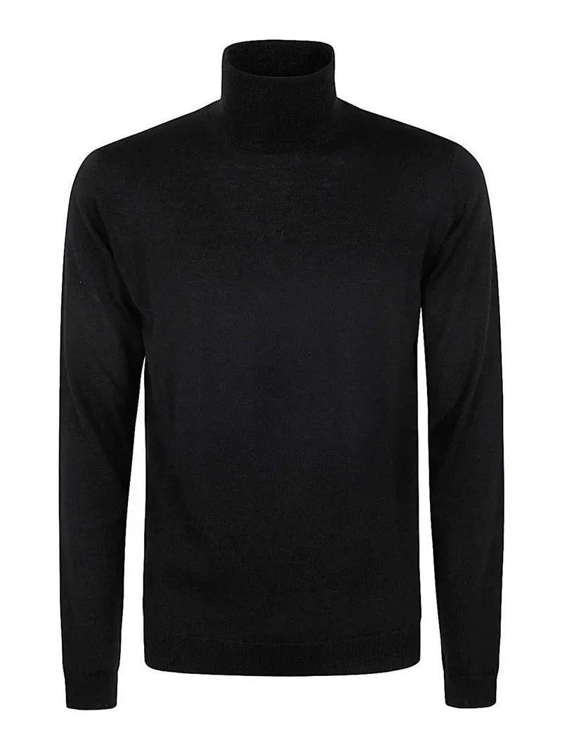 Pullover con collo alto Nero