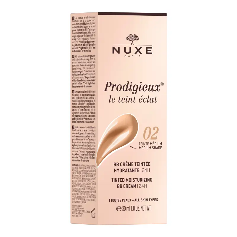 Colorito Prodigieux Le Teint Éclat - BB Cream Crema Colorata Idratante 02 Tonalità Media - BB cream miniatura 4