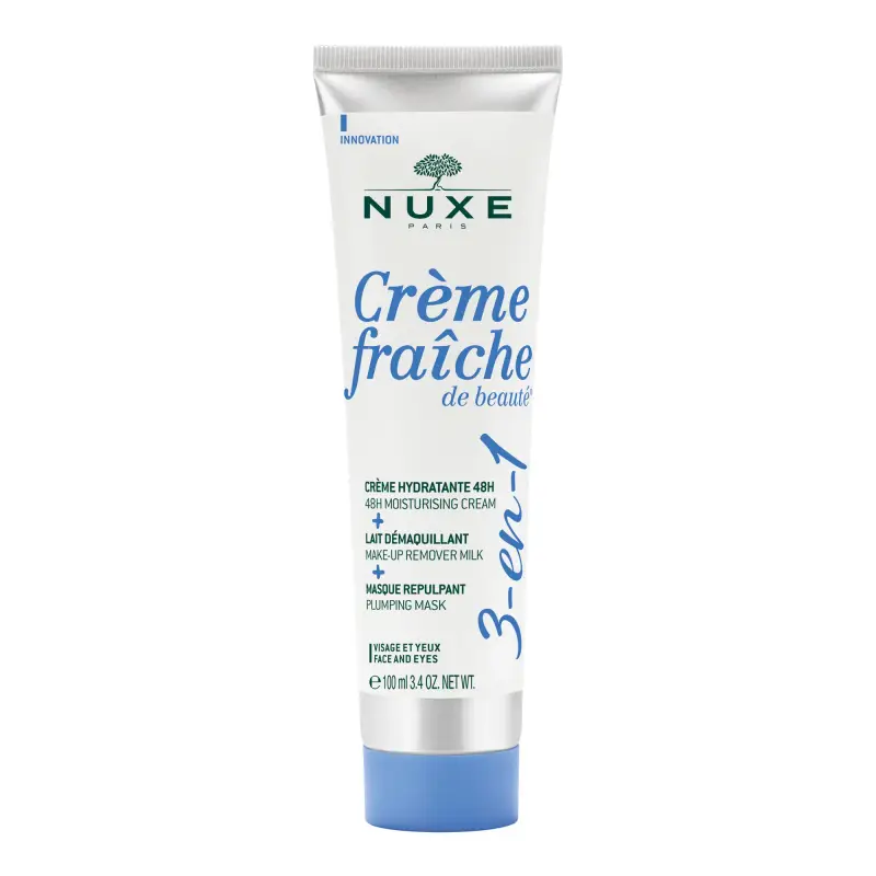 Creme Fraiche de Beaute Crème fraîche de beauté® 3 in 1 - Latte detergente,Crema idratante viso,Maschera viso idratante