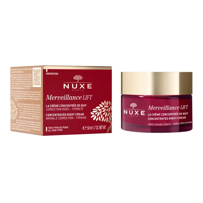 Merveillance Lift Crema concentrata notte - Trattamento antietà pelli mature, Crema antirughe miniatura 4