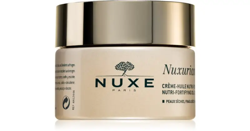 Nuxuriance Gold crema in olio nutriente con effetto rinforzante per pelli secche 50 ml