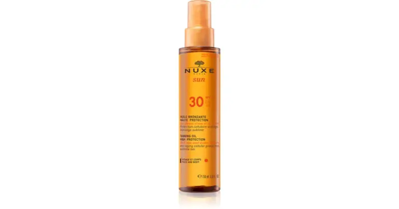 Sun Olio Abbronzante Viso E Corpo Alta Protezione Spf30 150ml