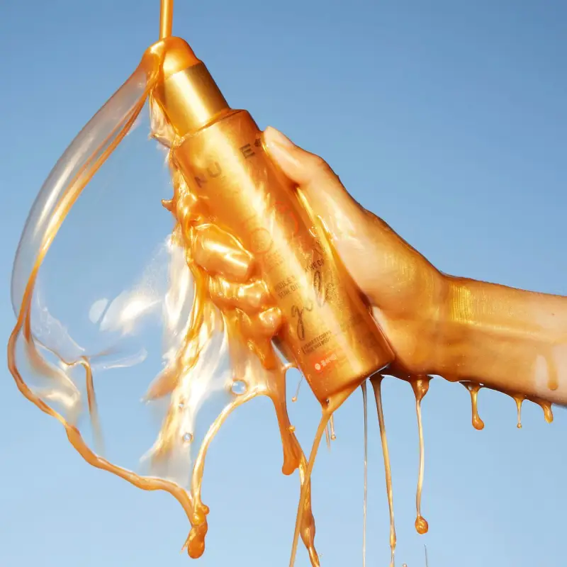 Sun Olio Solare Dorato Protezione SPF50 - Protezione solare viso, Solari alta protezione miniatura 2