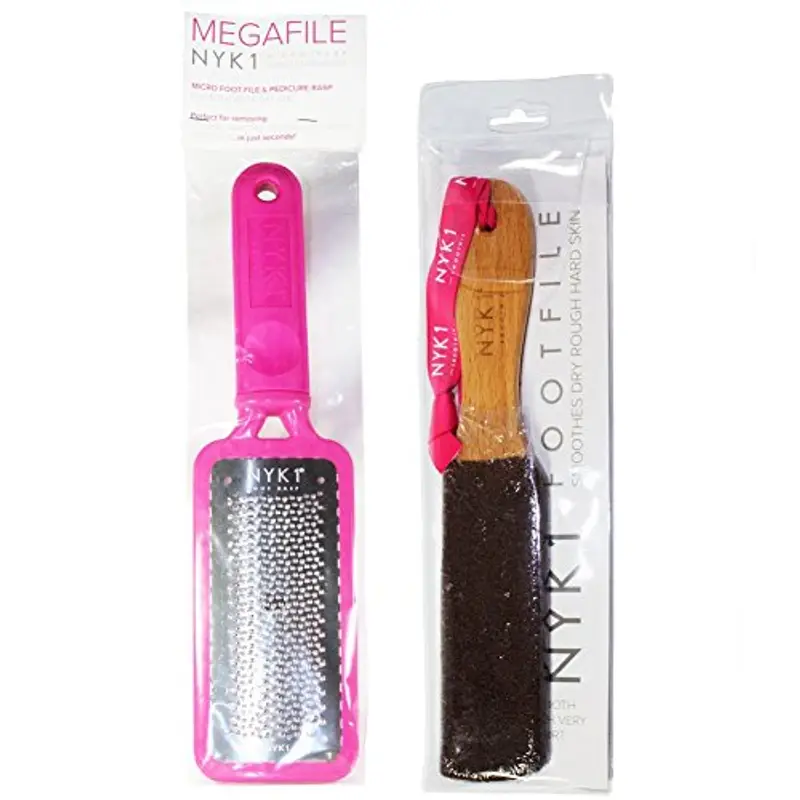 Nyk1 Megafile L’Originale Raspa/Lima Per Piedi + Nyk1 Smoothie Lima Curva Abrasiva Combo In Edizione Limitata Per La Pedicure miniatura 2