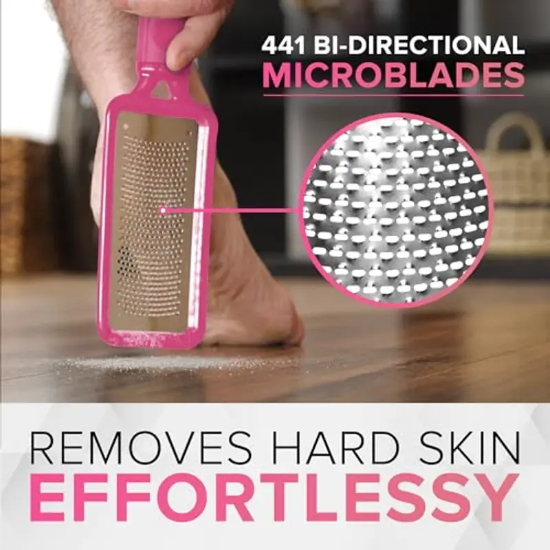 NYK1 MEGAFILE Lima piedi professionale, elimina efficacemente la pelle morta L'UNICA E ORIGINALE Lima da pedicure extra large Non elettrica. Rimuove dai piedi calli e pelle secca in pochi secondi miniatura 3