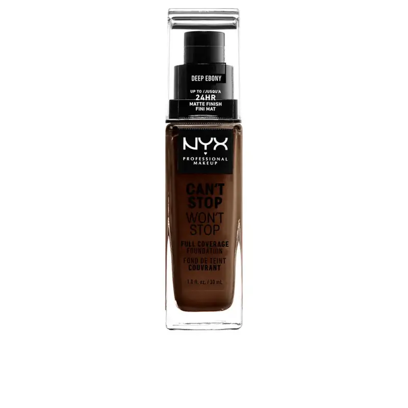 Can' t Stop Won't Stop Fondotinta a copertura totale Deep Ebony 30 ml
