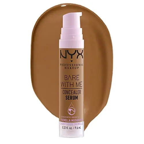 NYX Professional Makeup Bare With Me, Siero Correttore, Naturale, Copertura Media, Camel, 9.6ml
