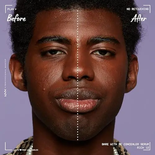 NYX Professional Makeup Bare With Me, Siero Correttore, Naturale, Copertura Media, Rich, 9.6ml miniatura 3