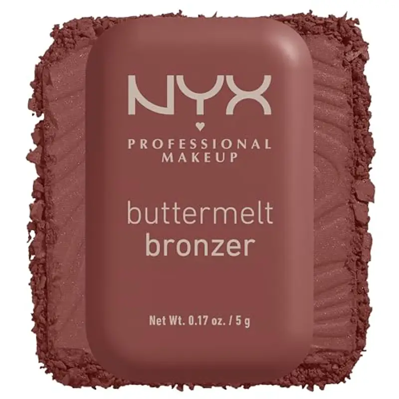 NYX Professional Makeup Bronzer, Per un Look Abbronzato e Luminoso, Tenuta fino a 12h, Resiste alle Sbavature, No Transfer, Buttermelt, Tonalità: Butta Dayz, 5 g