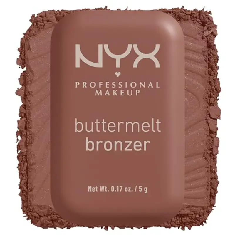 NYX Professional Makeup Bronzer, Per un Look Abbronzato e Luminoso, Tenuta fino a 12h, Resiste alle Sbavature, No Transfer, Buttermelt, Tonalità: Butta Off, 5 g