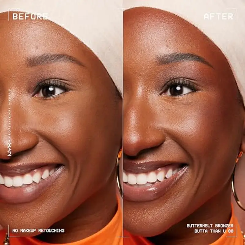 NYX Professional Makeup Bronzer, Per un Look Abbronzato e Luminoso, Tenuta fino a 12h, Resiste alle Sbavature, No Transfer, Buttermelt, Tonalità: Butta Than U, 5 g miniatura 3