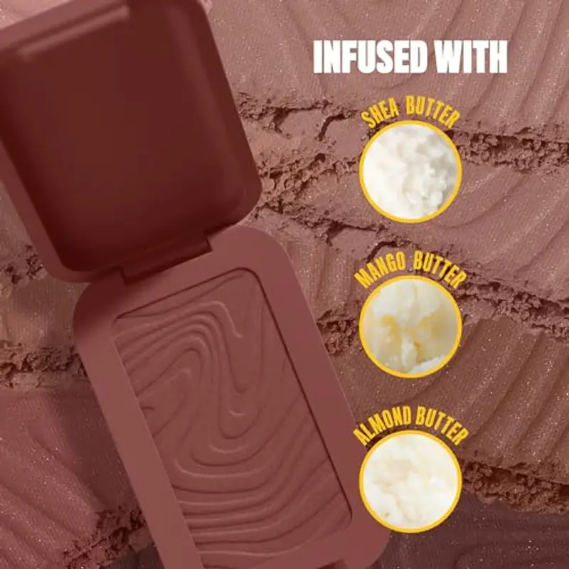 NYX Professional Makeup Bronzer, Per un Look Abbronzato e Luminoso, Tenuta fino a 12h, Resiste alle Sbavature, No Transfer, Buttermelt, Tonalità: Deserve Butta, 5 g miniatura 3