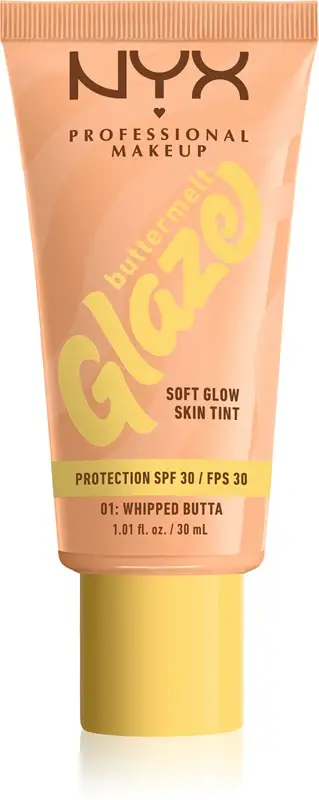 Professional Makeup Buttermelt Glaze lozione illuminante colorata SPF 30 colore 01 Whipped Butta 30 ml