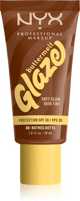 Professional Makeup Buttermelt Glaze lozione illuminante colorata SPF 30 colore 08 Nutmeg Butta 30 ml