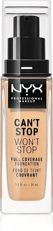 Professional Makeup Can't Stop Won't Stop Full Coverage fondotinta ad alta coprenza colore 7.5 Soft Beige 30 ml