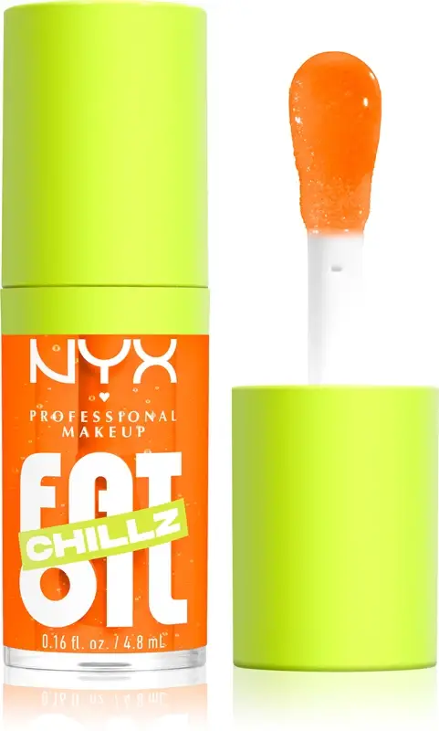Professional Makeup Fat Oil Chillz olio labbra con effetto rinfrescante colore 4,8 ml arancio