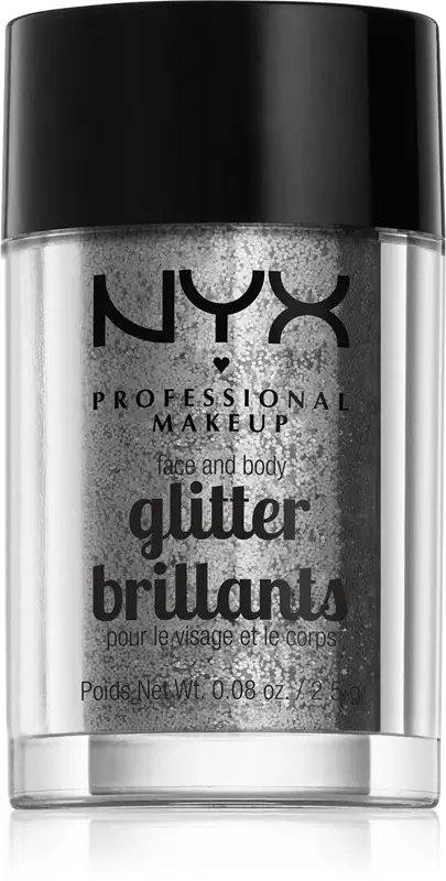 Professional Makeup Glitter Brillantini glitter per viso e corpo colore 10 Silver 2.5 g