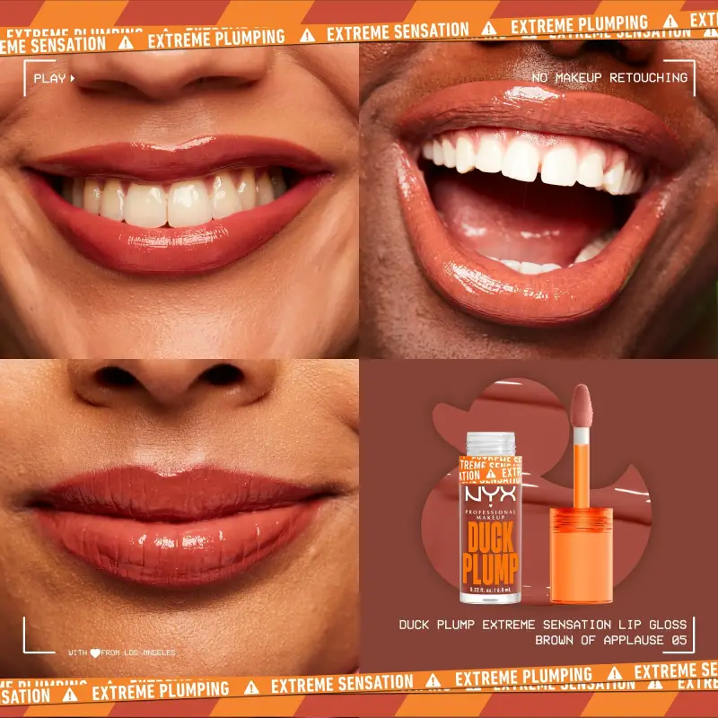 Labbra Duck Plump Gloss Rimpolpante 05 Brown of Applause - Gloss, Volumizzante labbra, Trattamento volumizzante labbra miniatura 4