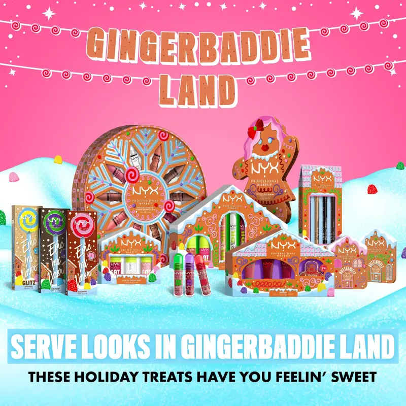 Labbra Holiday Fat Gingerbread House Kit - Gloss, Cofanetti make up miniatura 3