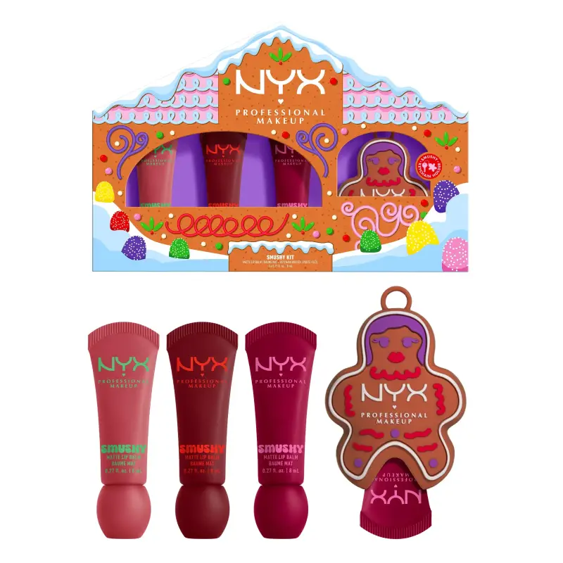Labbra Holiday Smushy Kit - Rossetti, Balsamo labbra, Cofanetti make up miniatura 3