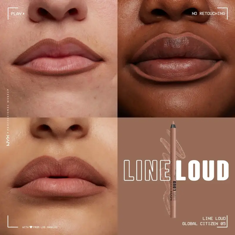 Labbra Line Loud Lip Liner Pencil 05 Global Citizen - Matita labbra miniatura 4