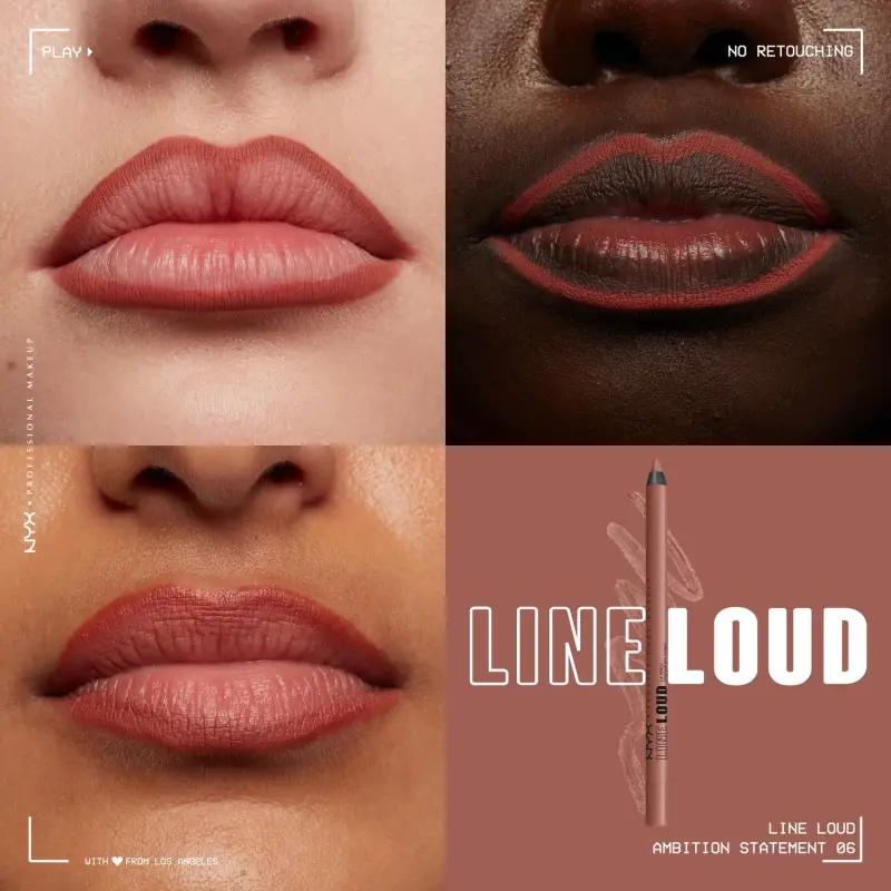 Labbra Line Loud Lip Liner Pencil 06 Ambition Statement - Matita labbra miniatura 4