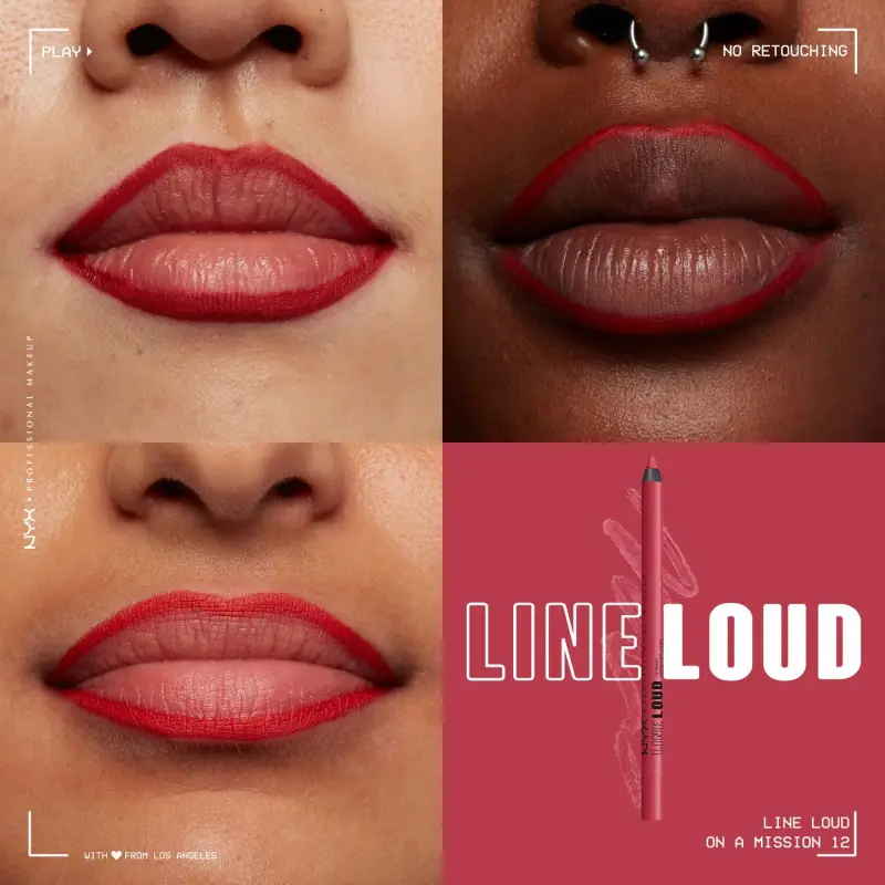 Labbra Line Loud Lip Liner Pencil 12 On a Mission - Matita labbra miniatura 4