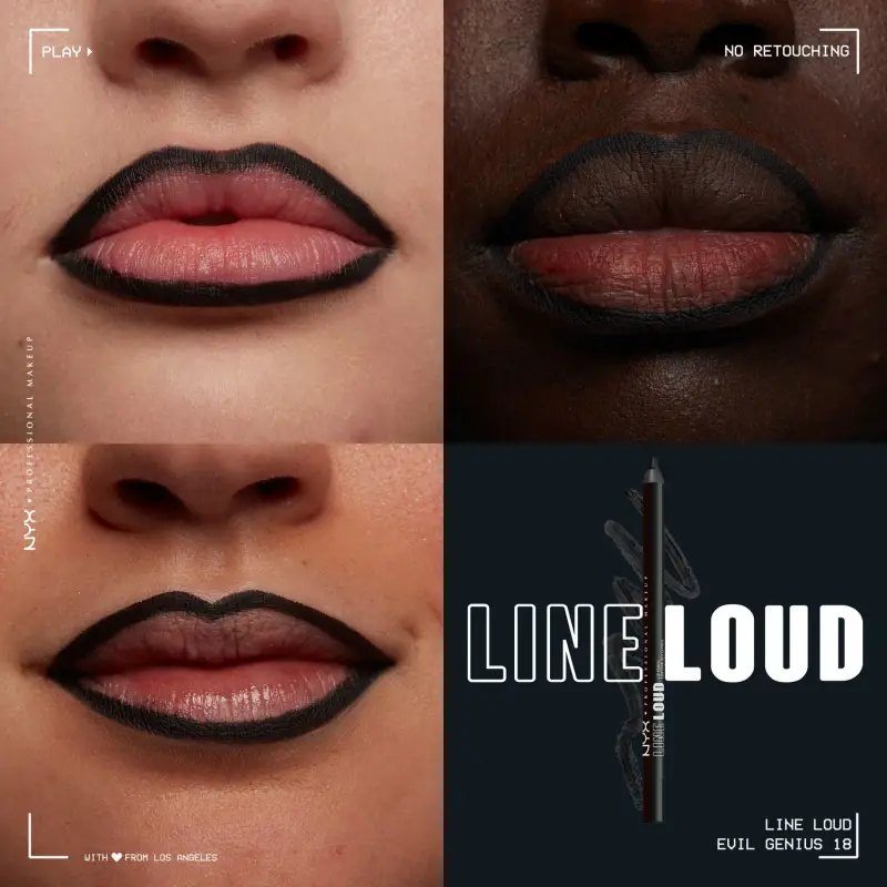Labbra Line Loud Lip Liner Pencil 18 Evil Genius - Matita labbra miniatura 4