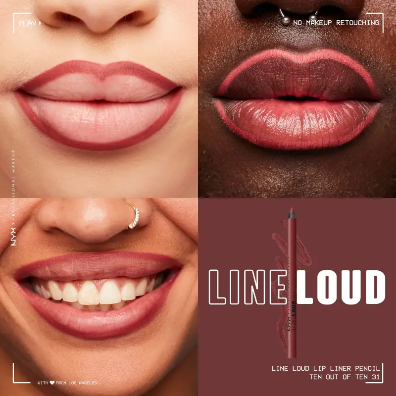Labbra Line Loud Lip Liner Pencil 31 Ten Out of Ten - Matita labbra miniatura 4