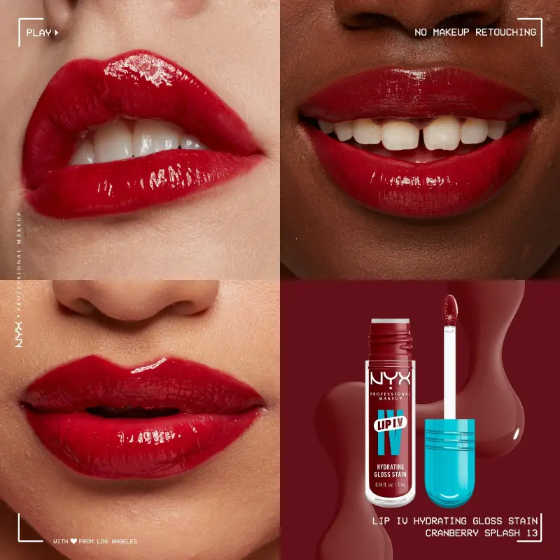 Labbra Lip IV 13 CRANBERRY SPLASH - Gloss miniatura 5