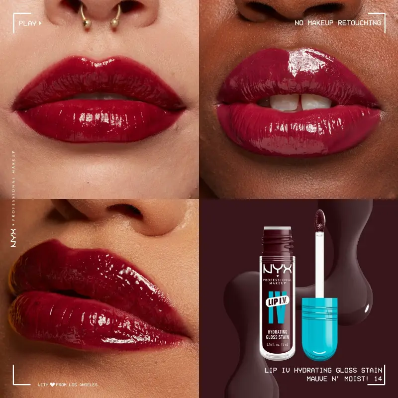 Labbra Lip IV 14 MAUVE N'MOIST - Gloss miniatura 5