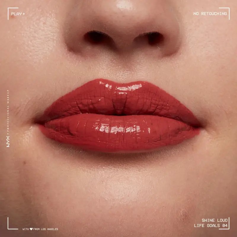 Labbra Shine Loud 04 Life Goals - Gloss, Rossetti miniatura 5