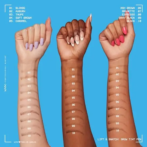 NYX Professional Makeup Lift And Snatch Penna Sopracciglia, A prova di sbavature, No transfer, Brunette miniatura 3