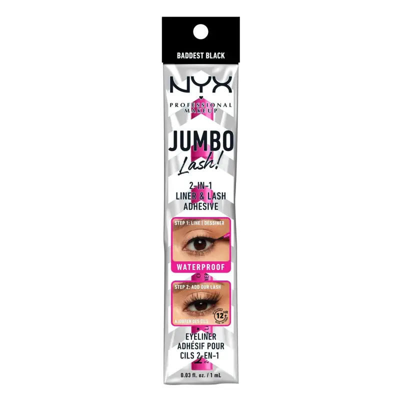 Occhi Eyeliner 2 In 1 Jumbo Lash 01 Baddest Black - Eyeliner miniatura 3
