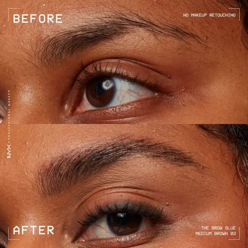 Occhi The Brow Glue Dark Brown - Gel e mascara Sopracciglia miniatura 3