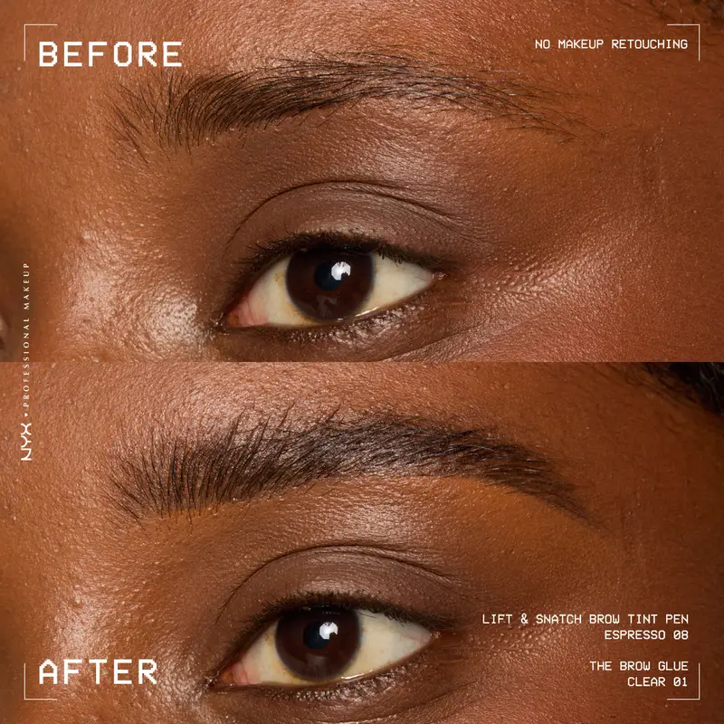 Occhi The Brow Glue Medium Brown - Gel e mascara Sopracciglia miniatura 3