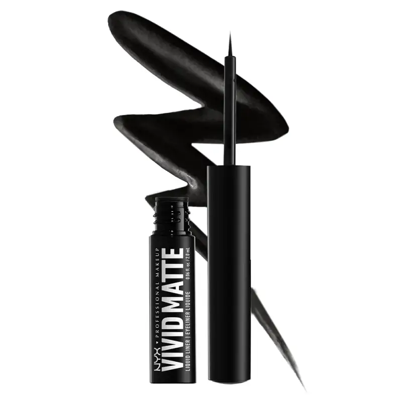 Occhi Vivid Matte Liquid Liner Black - Eyeliner miniatura 3