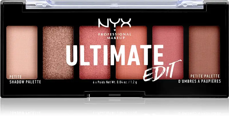 Professional Makeup Ultimate Edit Petite palette di ombretti colore 01 Warm Neutrals 6x1.2 g