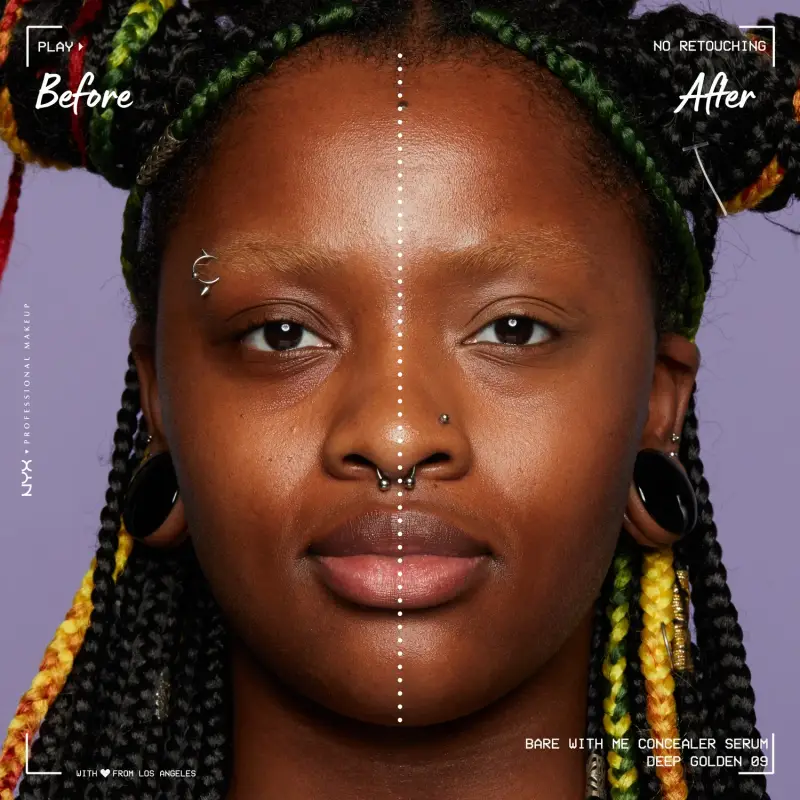 Viso Bare With Me Concealer Serum 09 Deep Golden - Correttori miniatura 5