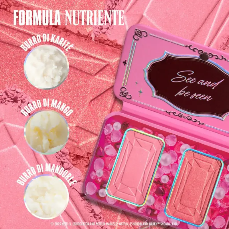 Viso Bridgerton Royal Blush Duo 02 Lady in Silver - Palette viso miniatura 3