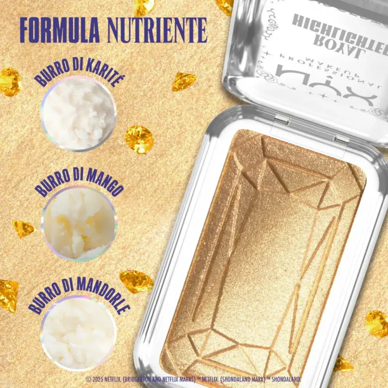 Viso Bridgerton Royal Highlighter 02 Light Gold - Illuminante viso miniatura 2