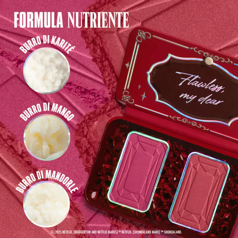 Viso Bridgerton The Queen Blush Duo 03 The Queen - Palette viso miniatura 3