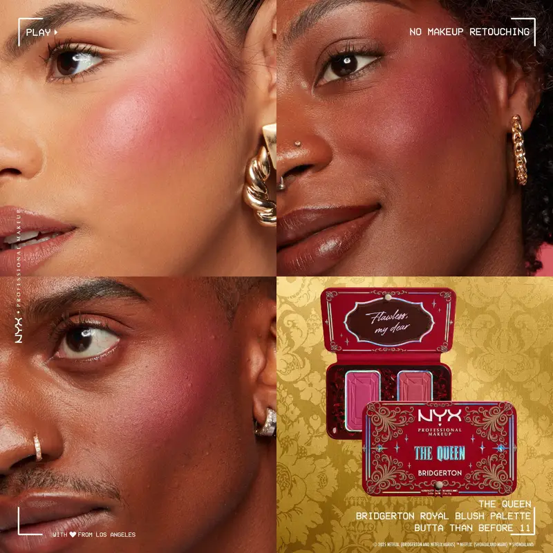 Viso Bridgerton The Queen Blush Duo 03 The Queen - Palette viso miniatura 4