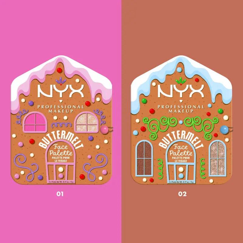 Viso Holiday Buttermelt Face Palette Light/Medium - Palette viso miniatura 3