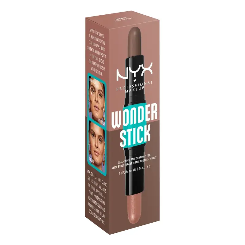 Viso Wonder Stick Dual-Ended Face Shaping Stick 03 Light Medium - Contouring viso, Illuminante viso miniatura 3