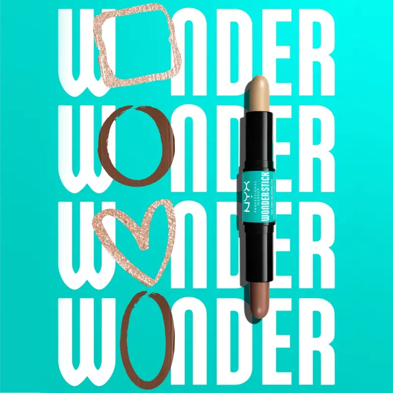 Viso Wonder Stick Dual-Ended Face Shaping Stick 04 Medium - Contouring viso, Illuminante viso miniatura 5