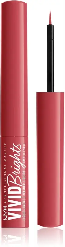 Professional Makeup Vivid Brights eyeliner liquidi colore 04 On Red 2 ml