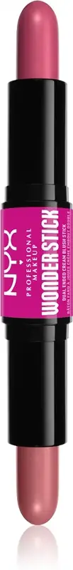Professional Makeup Wonder Stick Blush matitone doppio per contouring colore 01 Light Peach and Baby Pink 2x4 g