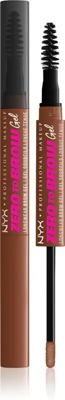 Professional Makeup Zero To Brow Gel per le sopracciglia con applicatore colore 04 Auburn 2 ml